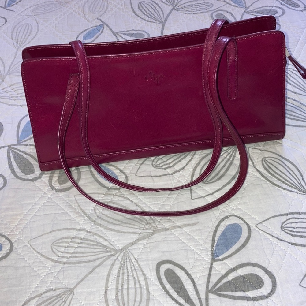Maroon Monsac purse